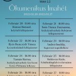 Ökumenikus imahetet szervez a Kisgalambfalvi Református Gyülekezet Az idén is megszervezik február 20-27. között az Ökumenikus imahetet, amelyre nagy szeretettel várnak mindenkit, aki Isten ismeretében akar növekedni.