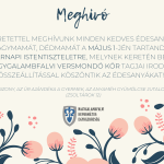 Első előadására készül a Nagygalambfalvi Versmondó Kör Anyáknapi meghívó Nagygalambfalva 2022