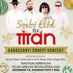Karácsonyi ünnepi koncert a Titán zenekar előadásában Nagygalambfalván! Karácsonyi ünnepi koncert a Titán zenekar előadásában Nagygalambfalván!