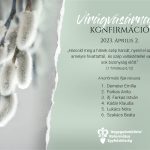 Virágvasárnapi konfirmáció Virágvasárnapi konfimáció