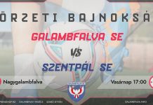 Holnap Galambfalva SE – Homoródszentpáli Radicza SE mérkőzés Holnap Galambfalva SE - Homoródszentpáli Radicza SE mérkőzés