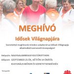 Szeretettel várnak minden szépkorút az Idősek Világnapja alkalmából Szeretettel várnak minden szépkorút az Idősek Világnapja alkalmából
