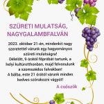 Szüreti mulatság Nagygalambfalván Szüreti mulatság Nagygalambfalván