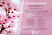 Konfirmációi istentisztelet virágvasárnap Konfirmációi istentisztelet virágvasárnap