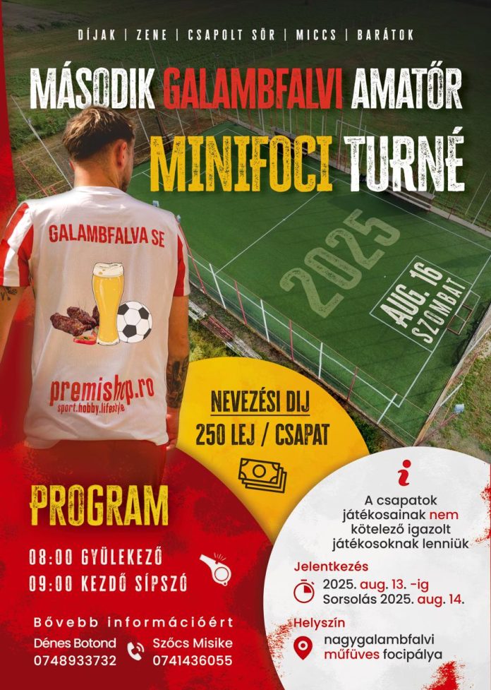 II. Galambfalvi Amatőr Minifoci Turné
