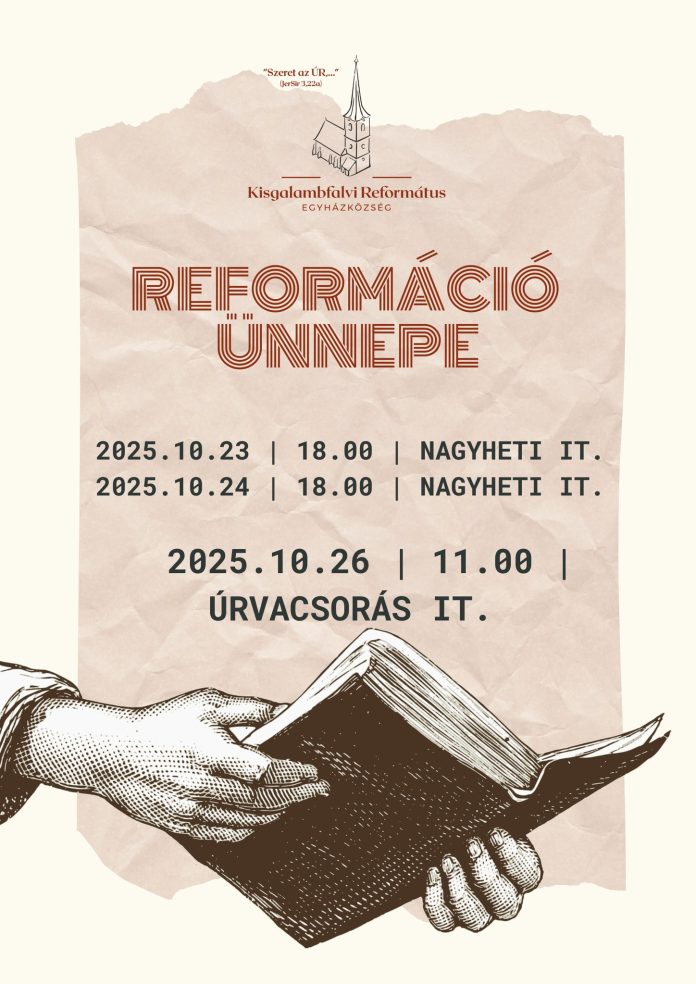 Kisgalambfalvi Református Gyülekezet: Reformáció Ünnepe